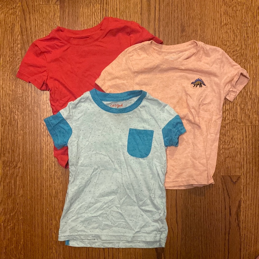 3 size 4t cat and jack shirts